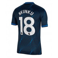 Chelsea Christopher Nkunku #18 Replica Away Shirt 2023-24 Short Sleeve